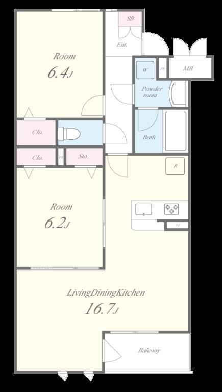 ユリイカ大秋 間取り図