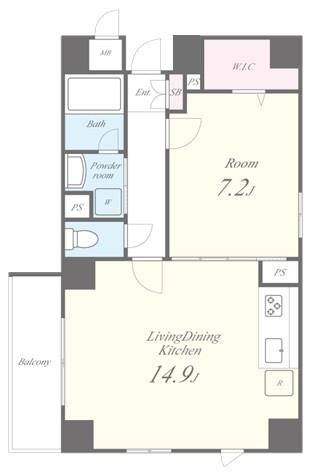 フィオーレ元浅草 間取り図