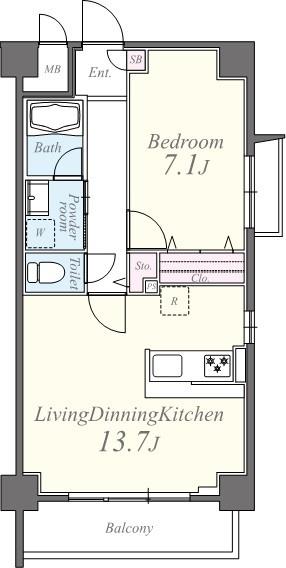ボン ソレイユ 間取り図