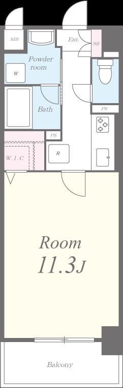 メグリオ住吉 間取り図