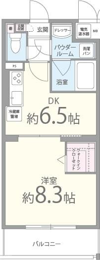 ラ フィーヌ フジ 間取り図