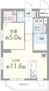 ベルクレール豊中 間取り図