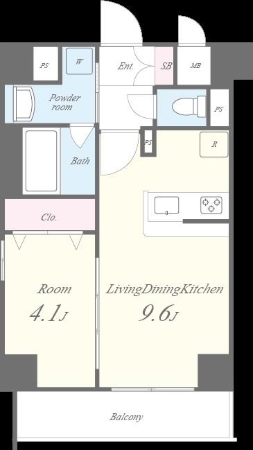 ノーヴルメゾン 間取り図