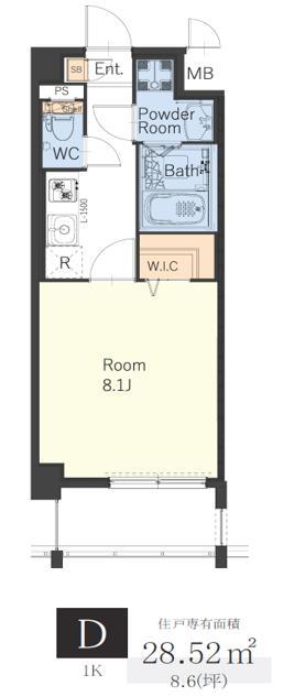 ヴィッラ アプリーレ 西新南 間取り図