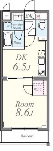 セローム亀島 間取り図