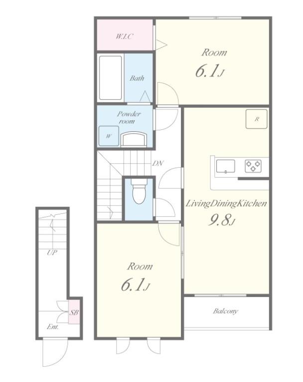 リュクス西明石Ⅱ 間取り図