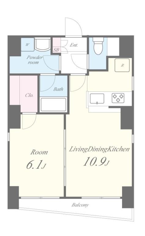 Ferio経堂 間取り図