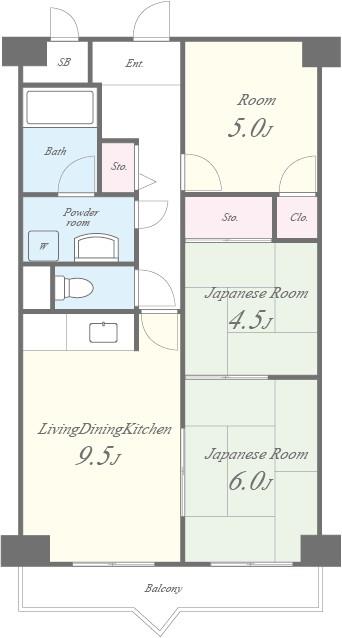 メゾンプランシェール 間取り図