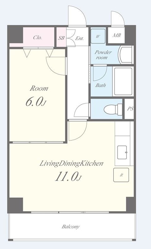 AVANTI 503号室 間取り