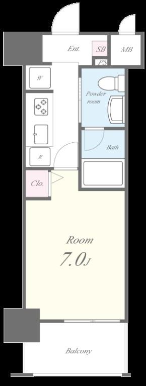 ROOTs Gyotoku 間取り図