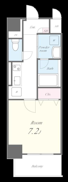 ボー デュ キャナル幅下 間取り図