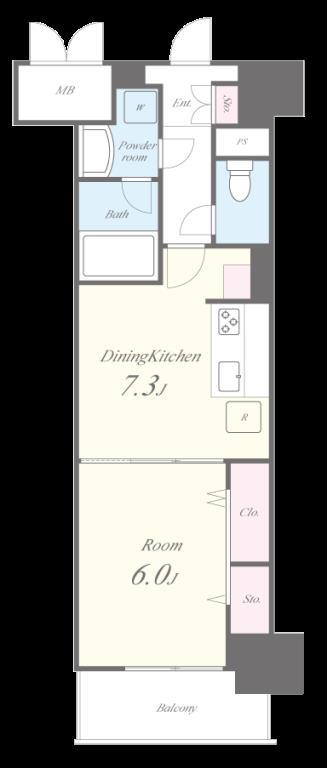 アローム ドゥ ジョア 間取り図