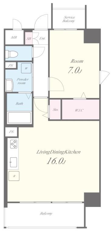 サンカトル 間取り図