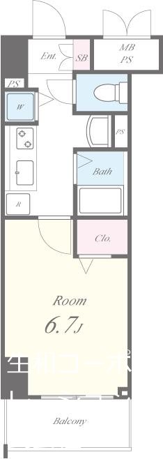 ルポルスタ湘南 間取り図