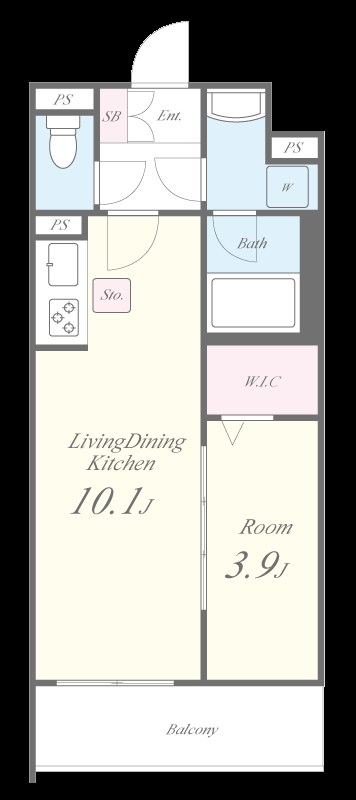 ヴェルナ・コート 間取り図