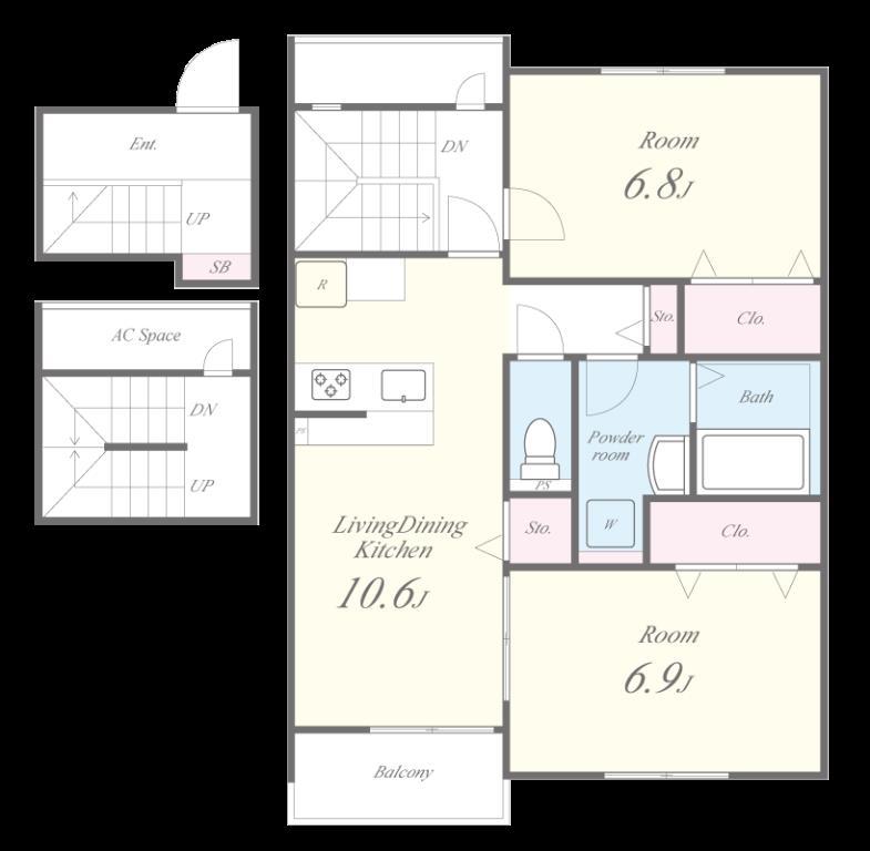 Famille Sayano(ファミール サヤノ) 間取り図