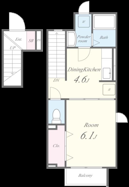 ヴィーブル(小郡市) 間取り図