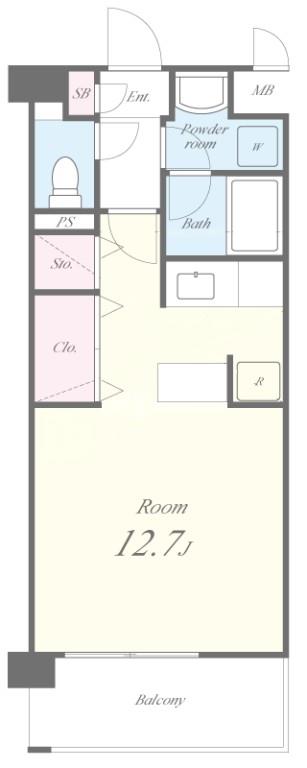 ルシェロノルテ 105号室 間取り