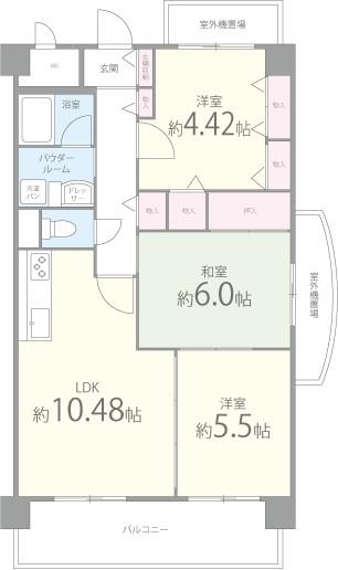 メゾン・ポレール 208号室 間取り