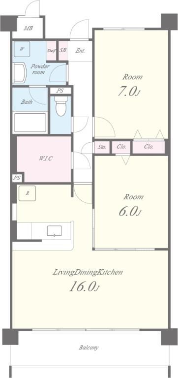 カーサ グランデ 間取り図
