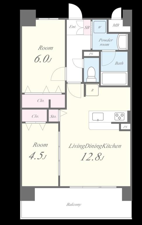 フェリスシエロ堺 間取り図