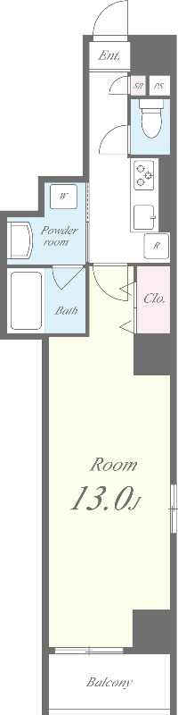 エクセラント横浜 間取り図