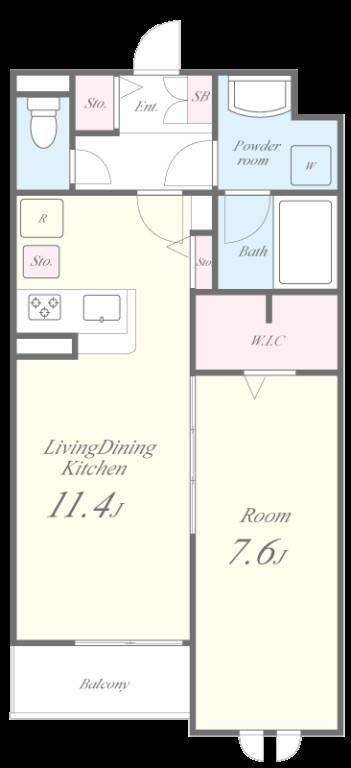 ユーフォリア本中山 間取り図