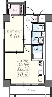 エリタージュ根岸 間取り図