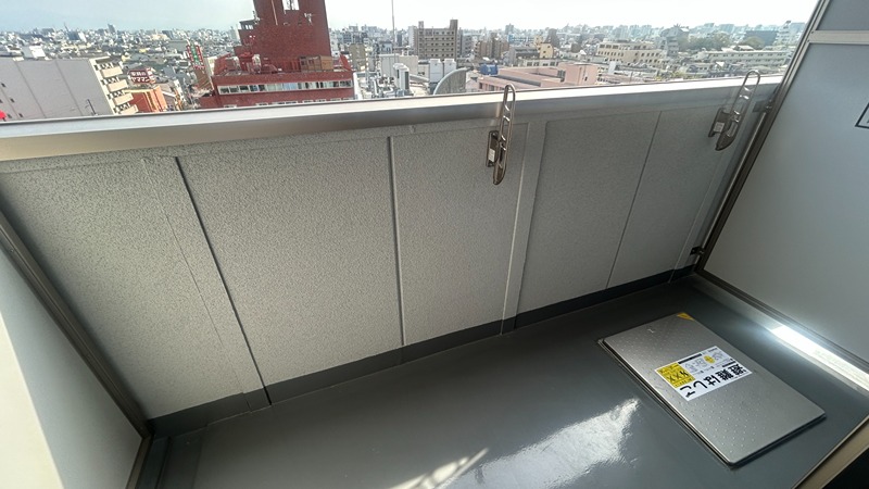 みおつくし大池橋 ベランダ