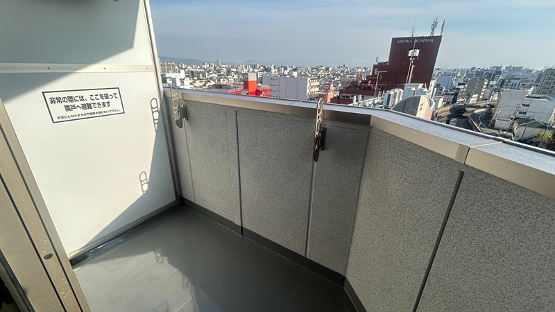 みおつくし大池橋 ベランダ