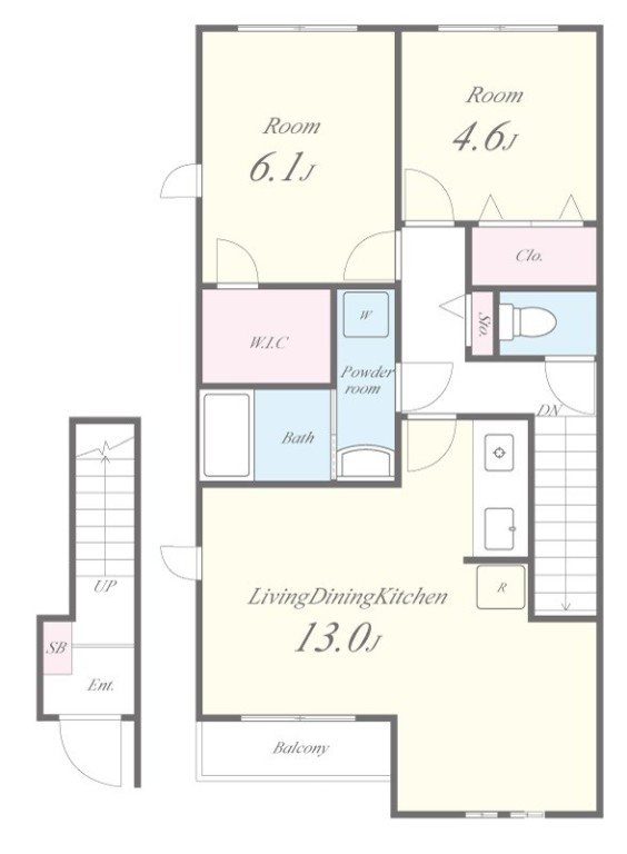ラヴィーズ 203号室 間取り