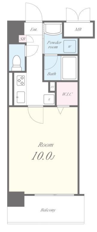 ウェルスコート錦糸町 間取り図