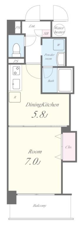 ルミナスビラ石橋 間取り図