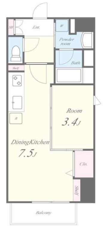 カーサトレンタ 間取り図