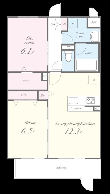 ヴィラ・アーバネット 間取り図