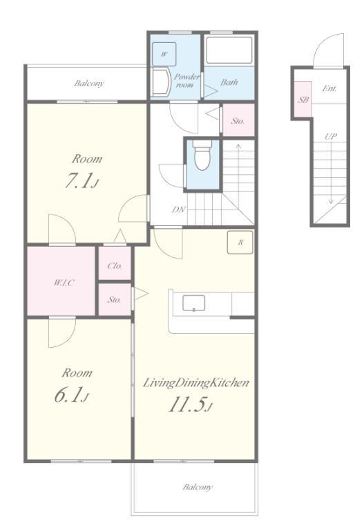 アルブルシャルマン 間取り図