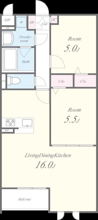 グランデェール 間取り図