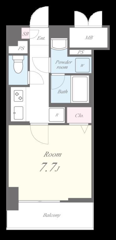 レジデンスユウキ 間取り図