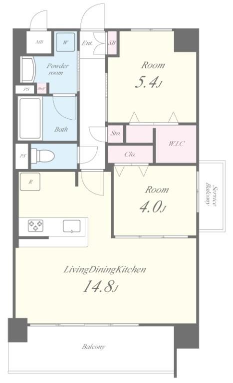 グランコート高槻 間取り図