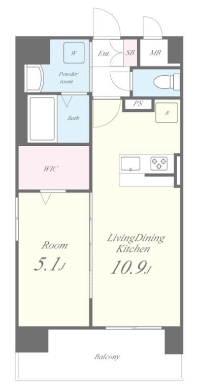 アストラルグラミ阿倍野 903号室 間取り
