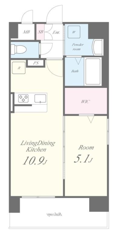 アストラルグラミ阿倍野 101号室 間取り