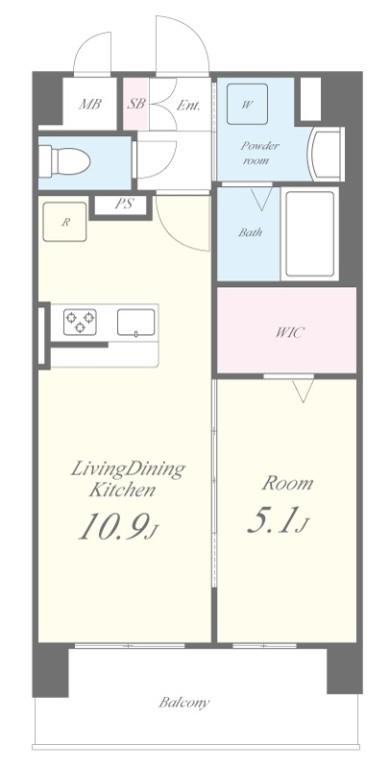 アストラルグラミ阿倍野 402号室 間取り