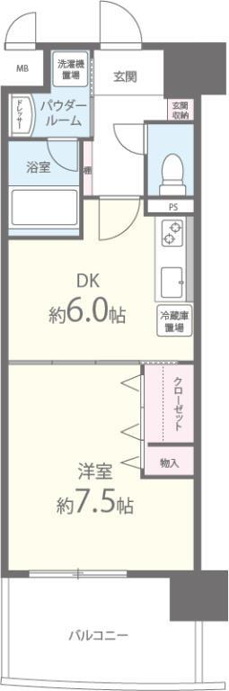 Art Pension高井田 間取り図
