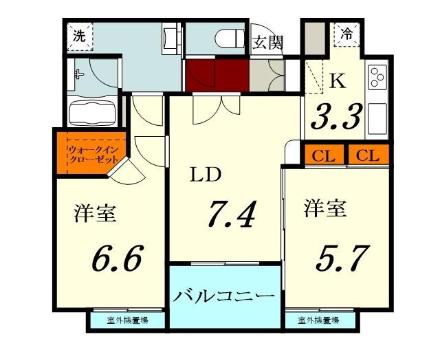 エステムプラザ梅田WEST 間取り図