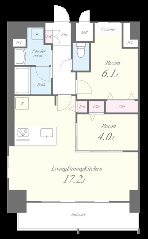 ウィステリアフロリバンダ 間取り図