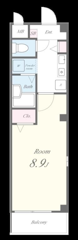 ヴィラすみれ 間取り図