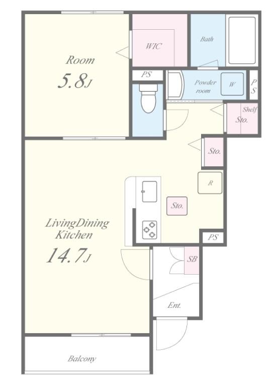 ガレリア上鷺(ガレリアカミサギ) 間取り図