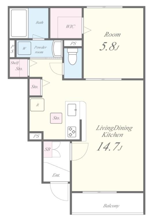 ガレリア上鷺(ガレリアカミサギ) 間取り図