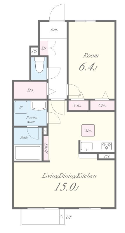 INSIDE SEA 間取り図