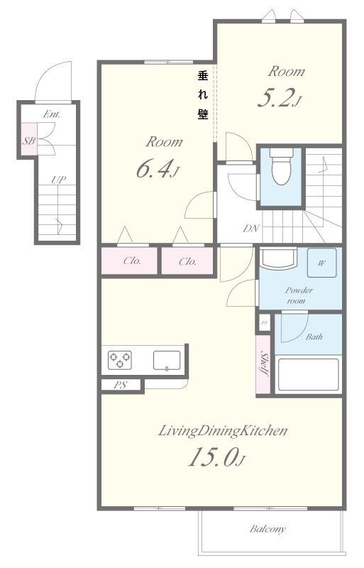 INSIDE SEA 間取り図
